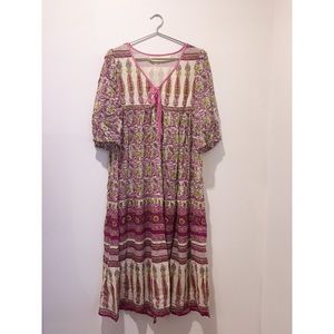 Jen's Pirate Booty Floral Midi Dress